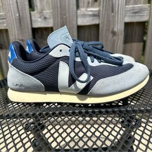 VEJA Rio Branco Mens Fashion Sneaker Blue Suede Lace Up Size 7